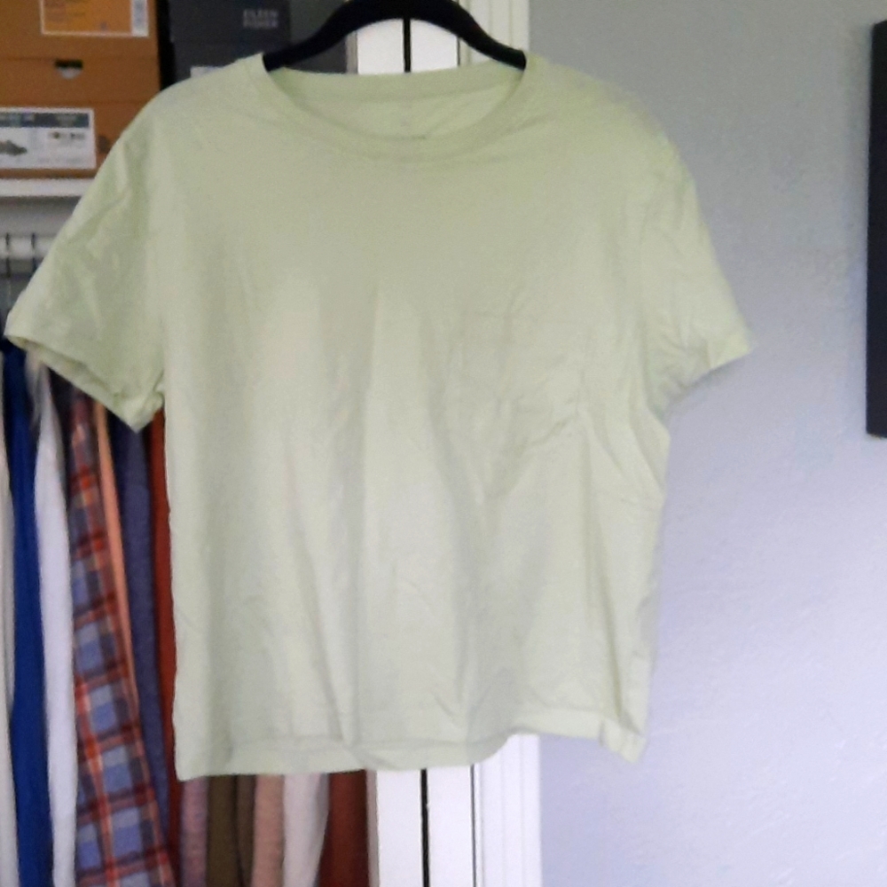 Everlane Mint Green Boxy T-shirt